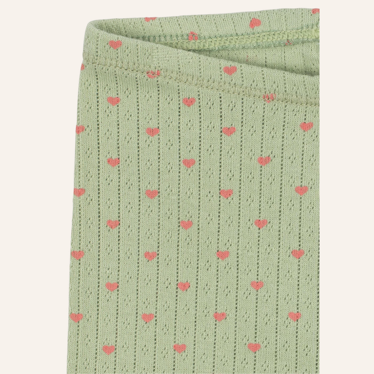 Konges Sløjd Konges Sløjd Minnie Newborn Pants Legging - Coeur Lint