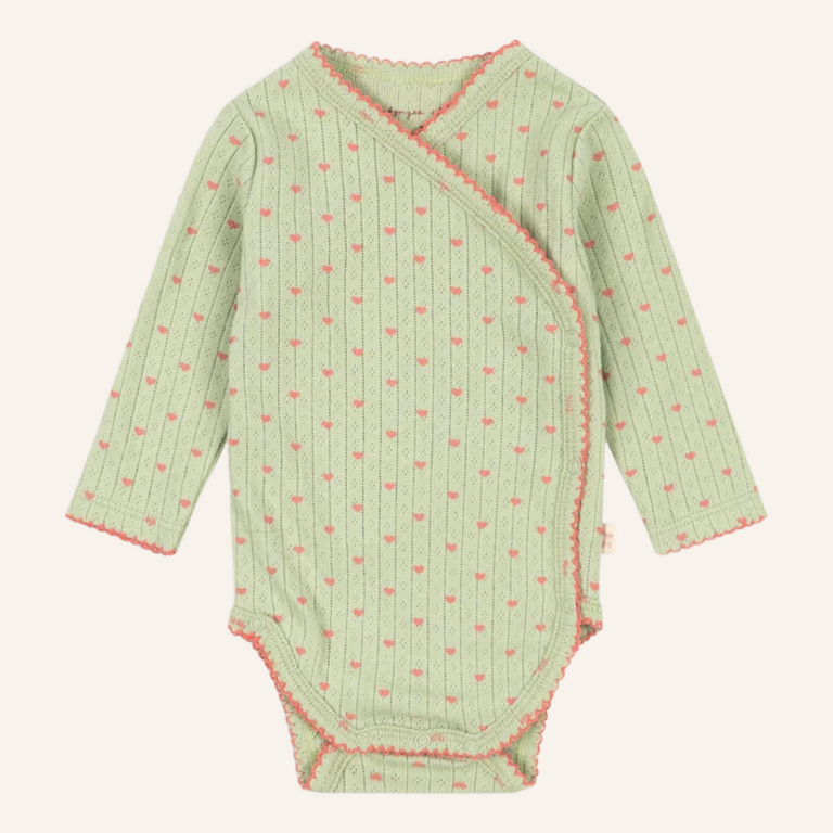 Konges Sløjd Konges Sløjd Minnie Newborn Romper - Coeur Lint