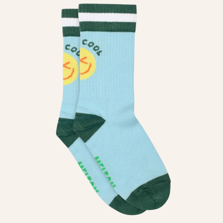 Melton Melton Stay cool socks - Sky blue