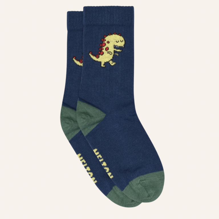 Melton Melton Dino socks - Navy