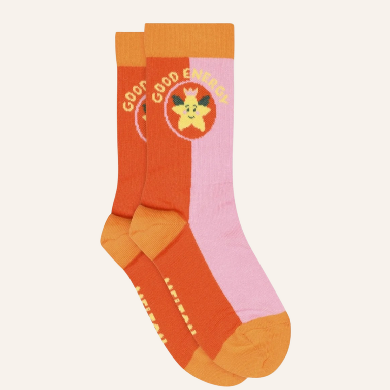 Melton Melton Good energy socks - Begonia pink