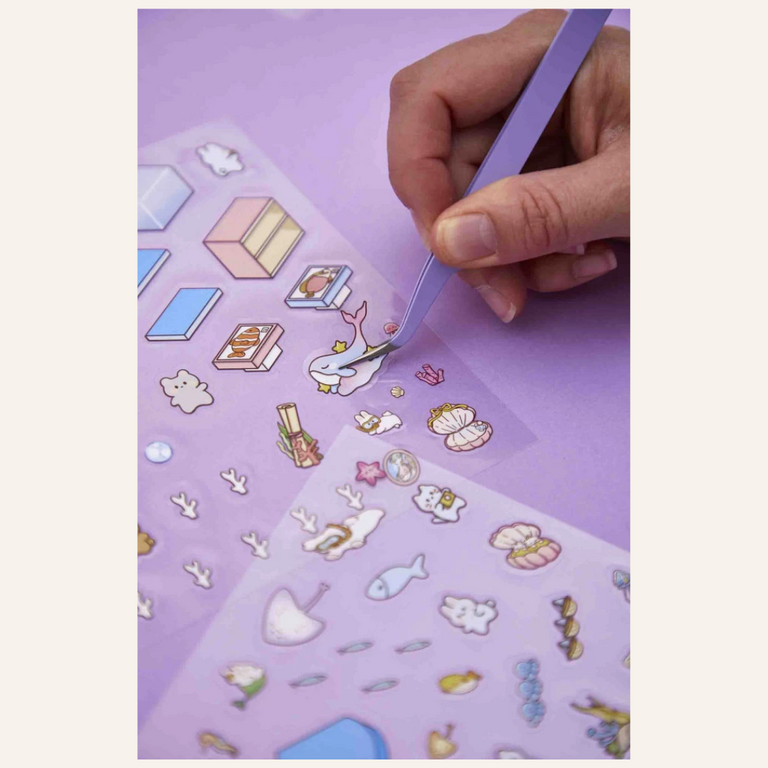 Janod Cosy stickers - Tiny trucks