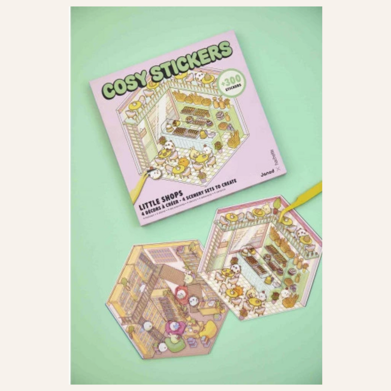 Janod Cosy stickers - Little shops