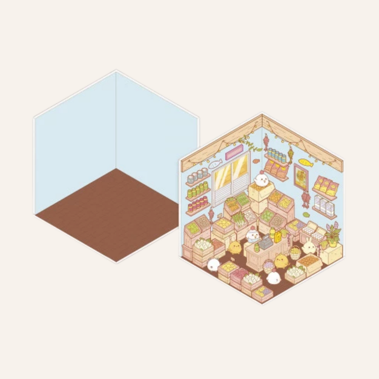 Janod Cosy stickers - Little shops