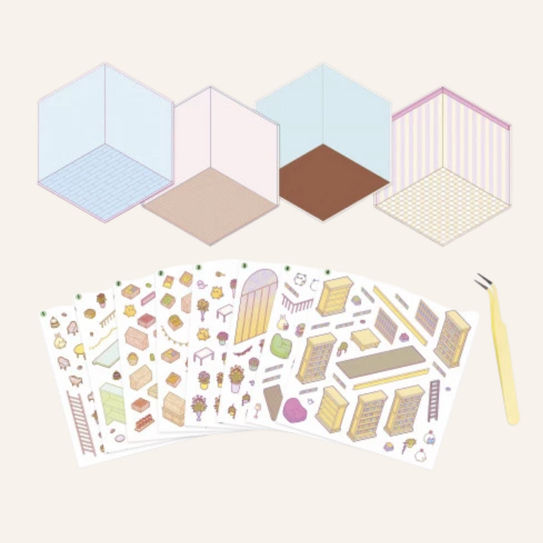 Janod Cosy stickers - Little shops