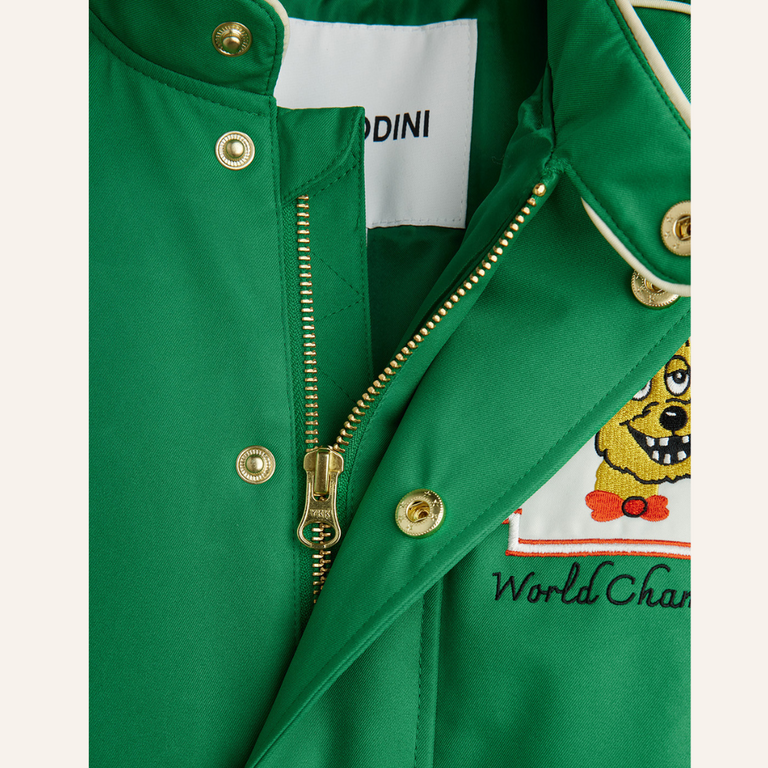 Mini Rodini Mini Rodini Light Padded Racing Jacket | Green