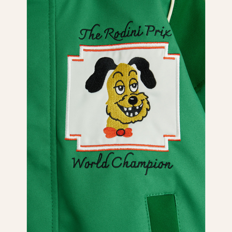 Mini Rodini Mini Rodini Light Padded Racing Jacket | Green