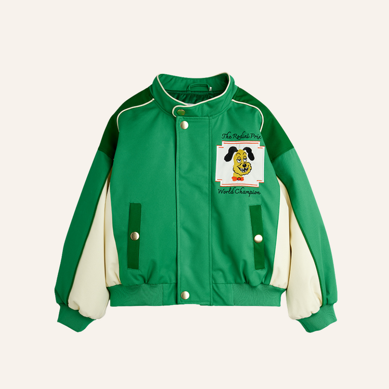Mini Rodini Mini Rodini Light Padded Racing Jacket | Green