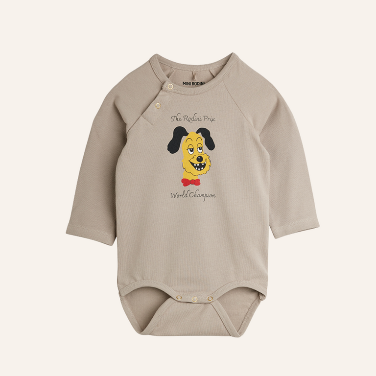 Mini Rodini Mini Rodini Prix Longsleeve Body | Grey
