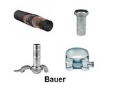 KO111057 - Schlauchsatz 2" Saug- / Druck - Trockensubstanz. 5mtr. 2" Bauer mandeel - 2" Bauer vrouwdeel