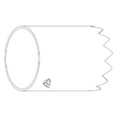 KO130205 - Verlengstuk recht KO130205 - Verlengstuk recht