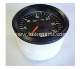 KO100829 - Tachometer 3000 80mm. Incl. hour meter