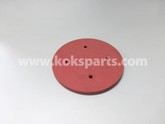 KO101330 - Flange Linatex 175x10mm. 4 Holes