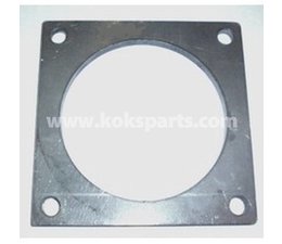 KO107586 - Gasket. Dimension: 180x180x3mm. Hole: 140mm. + 4 x 13mm.