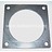 KO107586 - Gasket. Dimension: 180x180x3mm. Hole: 140mm. + 4 x 13mm.