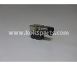 KO100887 - Stecker 22mm. + LED + Varistor