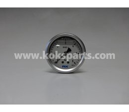 KO100099 - Pressure Gauge. Reading range: 0/6 bar. Connection: 1/4 "bottom connection + drag needle