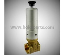 KO100869 - Gate Valve 2", pneumatically operated, EW Brass