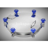 KO102514 - Mangat deksel Ø 404. RVS 304.