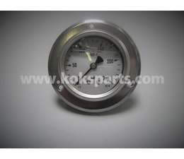 KO100425 - Manometer. Lesereichweite: 0/250 bar. Anschluss: 1/4" hinter Anschluss.