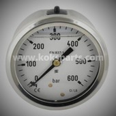 KO107795 - Manometer 0/600 bar. 63mm. (AA)