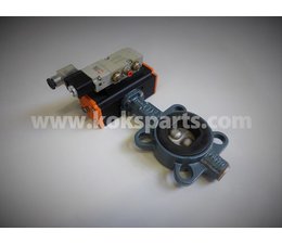 KO105734 - Absperrklappe. Typ: DN50 ZO11A inkl. Actuator KO103068 und Namur Ventil KO105728