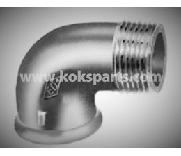 KO103600 - Elbow. Mat: 2" bi/bu.dr. Type: Nr 92