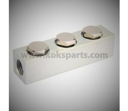 KO100214 - Manifold CSA-18-03 Aansluiting: 1/8" 3-voudig