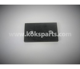 KO100845 - Insulation plate for ground reel. Material: HMPE (Black)