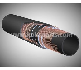 KO111049 - Suction/discharge hose 2" dirty water Ohms rubber 4mtr.