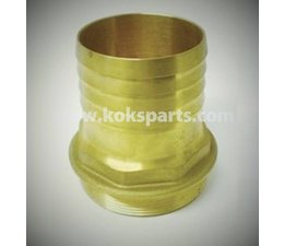 KO105901 - Hose connection 1"1/4x32mm bu. male thread. Material: Brass