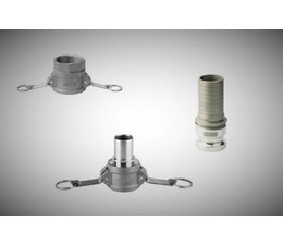 KO111410 - Koppelingenset Camlock Ecovac Chemicaliën Verloopstukken Camlock Chemicaliën 4" Camlock mandeel 3" Camlock vrouwdeel Verloopstukken Camlock Chemicaliën 4" Camlock vrouwdeel 3" Camlock mandeel Verloopstukken Camlock Chemicaliën 4" Camlock mandee