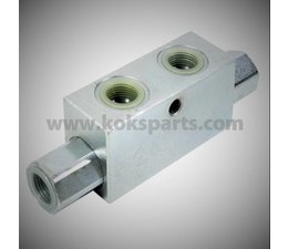 KO105113 - Double sent check valve. Connection: 1/4"