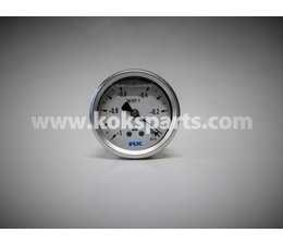 KO100100 - Pressure Gauge. Reading range:-1/0 Bar. Connection: 1/4 "under connection