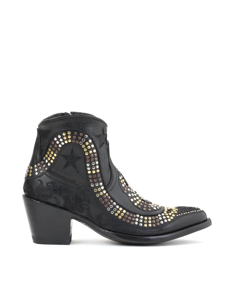 Mexicana snake laarzen met studs en sterren zwart VLVT Mexicana snake laarzen met studs en sterren zwart VLVT