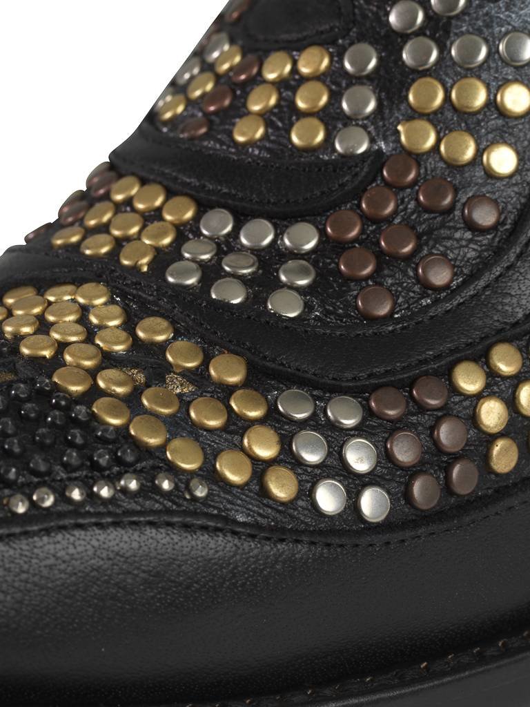 Mexicana snake laarzen met studs en sterren zwart VLVT Mexicana snake laarzen met studs en sterren zwart VLVT