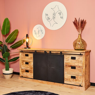 Starfurn Industrieel dressoir Nora | 200 cm