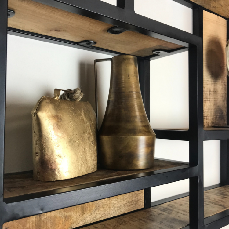 Starfurn Wandrek vierkant | Mangohout 75 cm