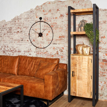 Starfurn Boekenkast Boaz met deur | 200 x 55 cm