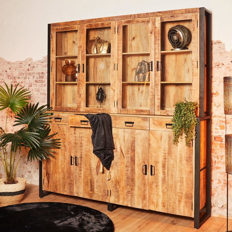 Starfurn Industriële buffetkast Boaz | 200x220 cm