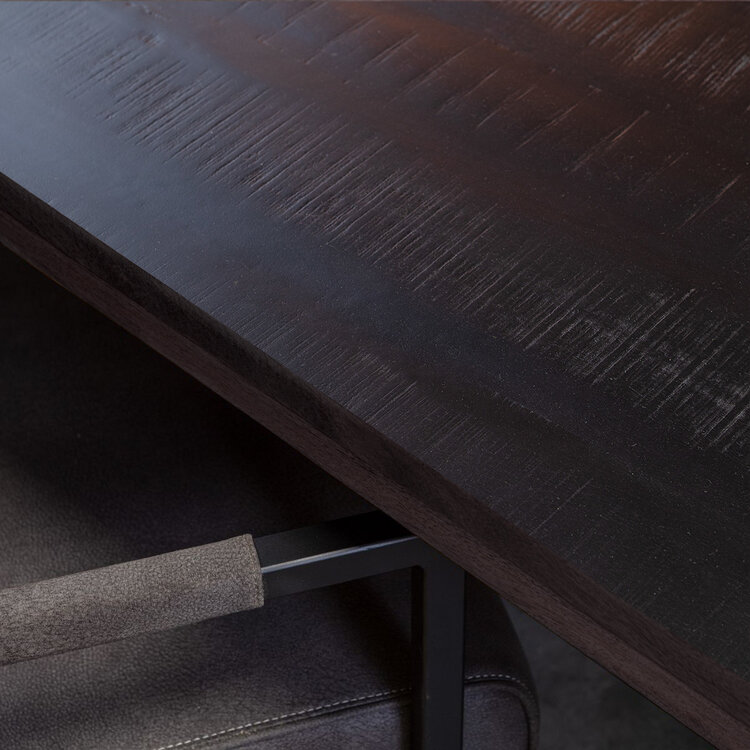 Starfurn Mangohouten eettafel Denver Black | 300 cm