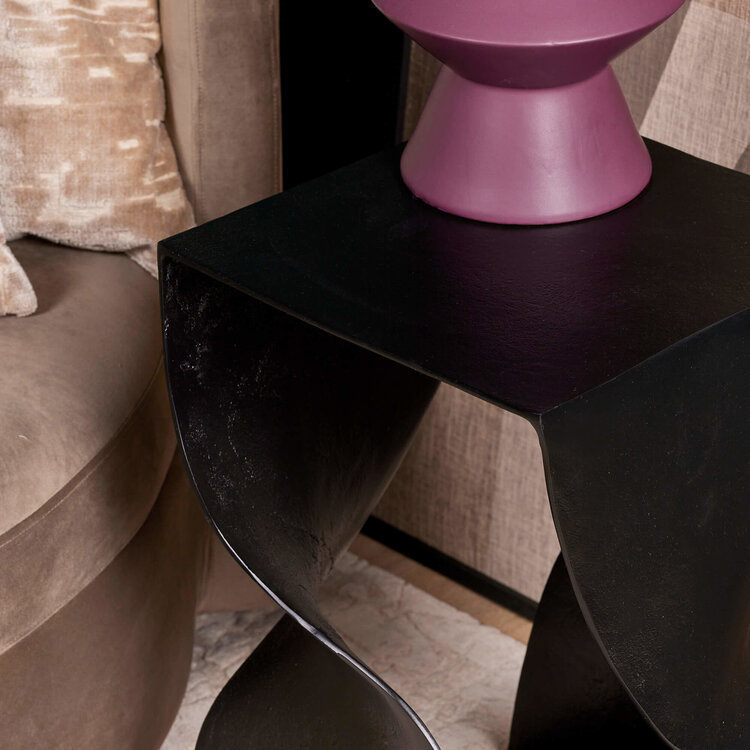 Starfurn Zwarte Bijzettafel Dale