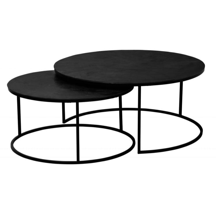 Starfurn  Zwart salontafel set Darryl