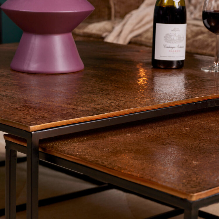 Starfurn Gouden salontafel set Luxor