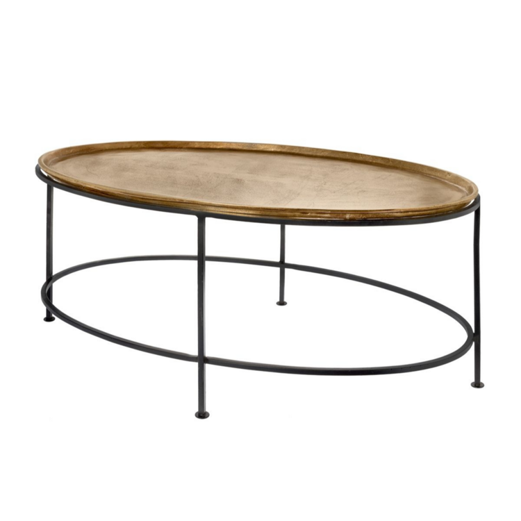 Starfurn Ovale salontafel Brass