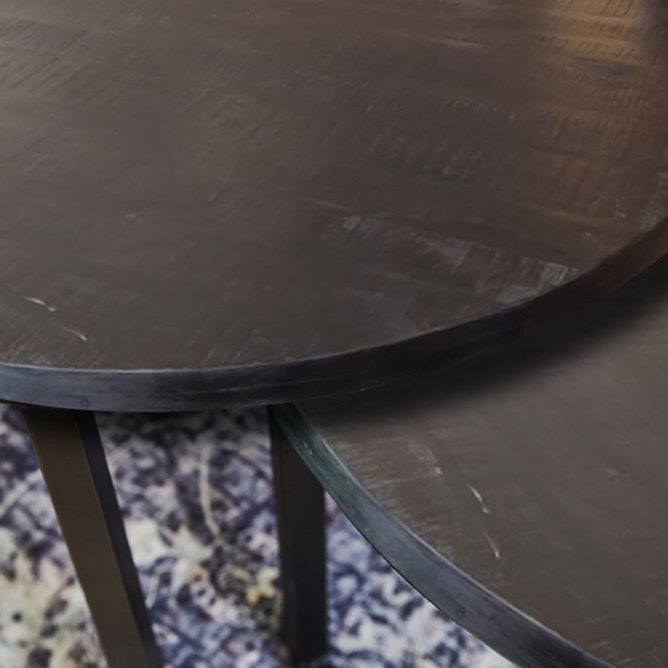 Starfurn Salontafel set Denver Black | Set van 3