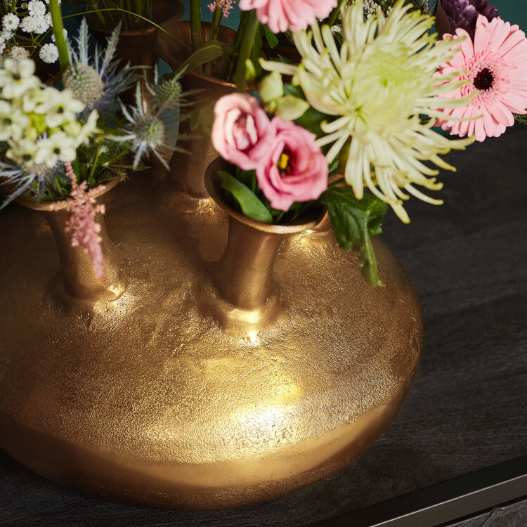 Starfurn Vaas Seven Way | Antiek goud