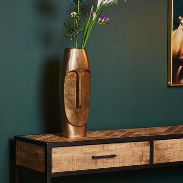 Starfurn Vaas Liv - Antiek goud | Large