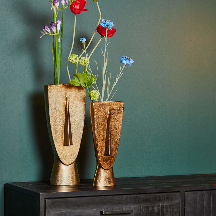 Starfurn Vaas Fin - Antiek goud | Large