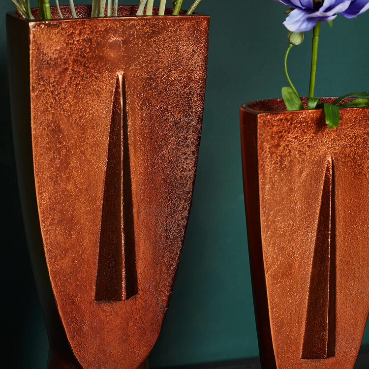 Starfurn Vaas Fin - Koper | Large